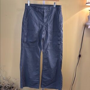 American Eagle Outfitters Charcoal Wide Leg Pants